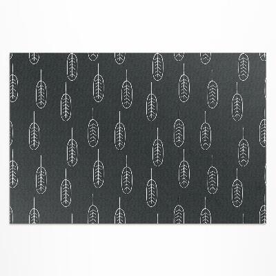 Teppich pvc Minimalistische Boho-Blätter