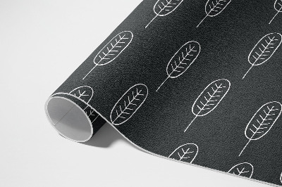 Teppich pvc Minimalistische Boho-Blätter