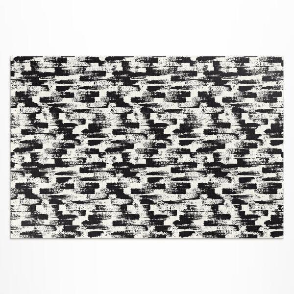 Teppich pvc Monochrome Abstraktion Von Farbflecken