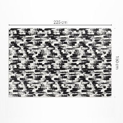 Teppich pvc Monochrome Abstraktion Von Farbflecken
