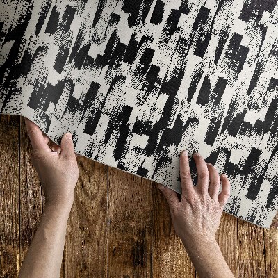 Teppich pvc Monochrome Abstraktion Von Farbflecken