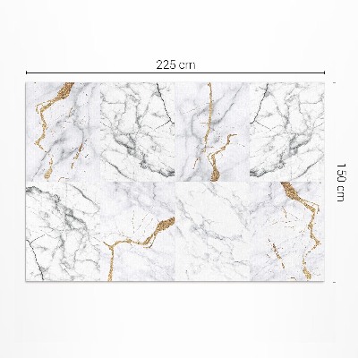Vinyl teppich läufer Elegante Marmorsteinfliesen Mit Stil