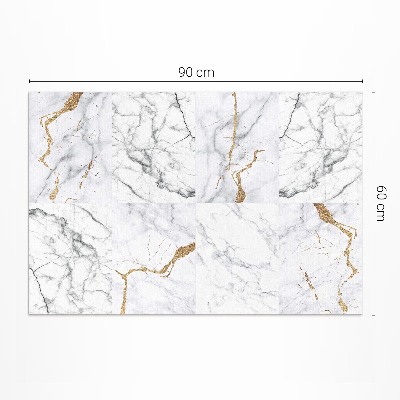 Vinyl teppich läufer Elegante Marmorsteinfliesen Mit Stil