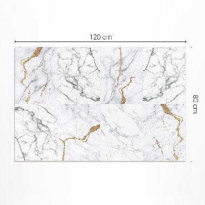Vinyl teppich läufer Elegante Marmorsteinfliesen Mit Stil