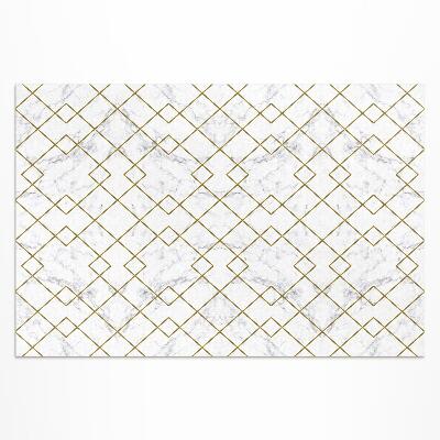 Teppich auf pvc Diamanten Auf Hellem Marmor