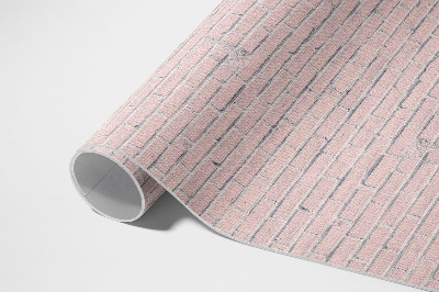 Teppich pvc Feine Pastellfarbene Ziegelwand