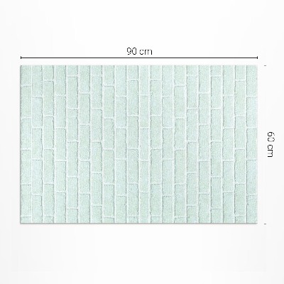 Teppich pvc Backsteinmauer In Meeresfarben