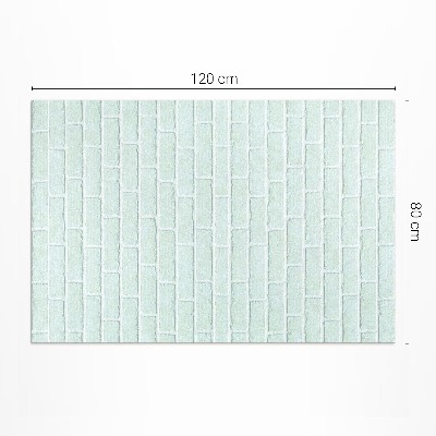 Teppich pvc Backsteinmauer In Meeresfarben