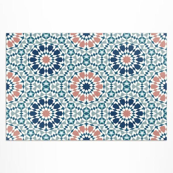 Teppich pvc Geometrisches Kaleidoskop-Pastellmuster