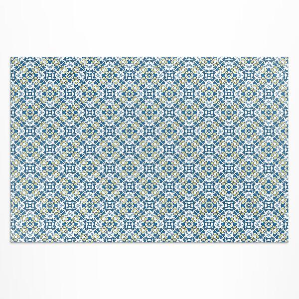 Teppich pvc Portugiesische Mosaik-Zierfliesen