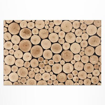 Pvc teppich Baumstämme Mit Holznägeln