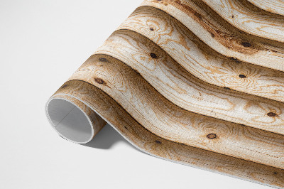Teppich auf pvc Knorrige Holzbalken