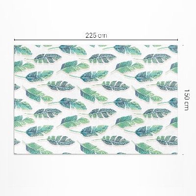 Pvc teppich Boho-Federn Im Zarten Stil