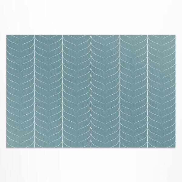 Vinyl teppich Minimalistisches Lineares Fischgrätenmuster