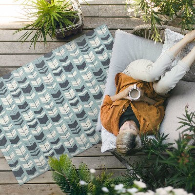 Vinyl teppich läufer Indisches Muster Mit Boho-Pfeilen