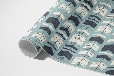 Vinyl teppich läufer Indisches Muster Mit Boho-Pfeilen