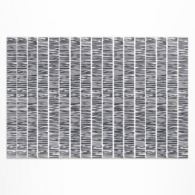 Teppich auf pvc Abstrakte Linien Bilden Ein Muster Aus Feinen Linien