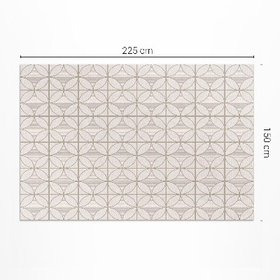 Teppich pvc Elegantes Minimalistisches Dekoratives Muster