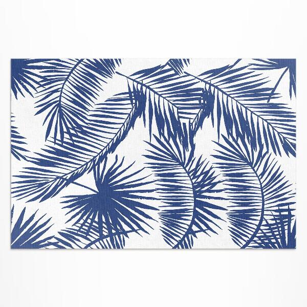 Pvc teppich Illustration Mit Tropischen Blättern