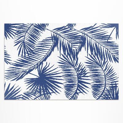 Pvc teppich Illustration Mit Tropischen Blättern