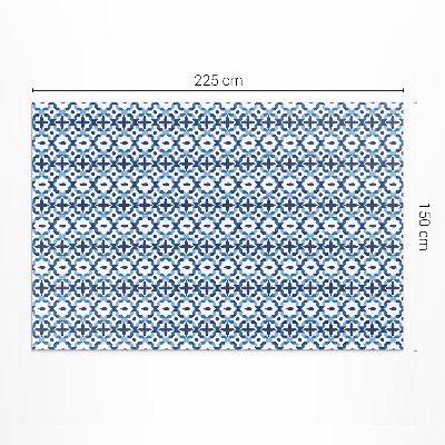 Vinyl teppich läufer Spanisches Mosaik-Dekorationsmuster