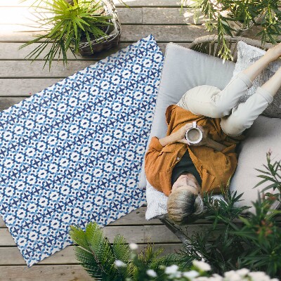 Vinyl teppich läufer Spanisches Mosaik-Dekorationsmuster