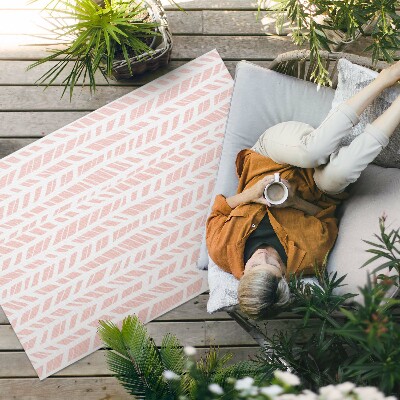 Teppich pvc Indisches Pastell-Boho-Muster