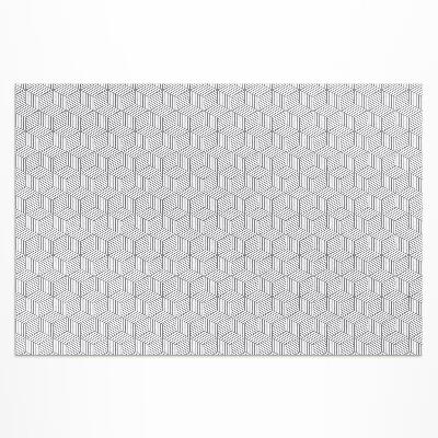 Vinyl teppich Geometrisches Mosaik Mit Feinem Muster
