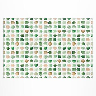 Teppich pvc Aquarell Bemalte Punkte Boho-Kreise