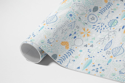 Vinyl teppich läufer Wildblumen In Pastellfarben