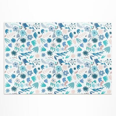 Vinyl teppich Pastellblumen Und Boho-Pflanzen