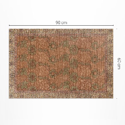 Teppich pvc Vintage-Wildblumen