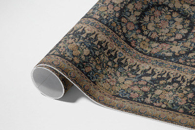 Pvc teppich Dekoratives Blumenmuster Im Alten Stil