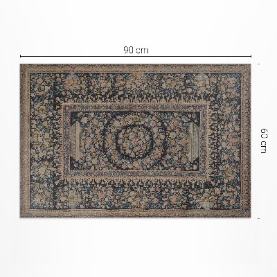 Pvc teppich Dekoratives Blumenmuster Im Alten Stil