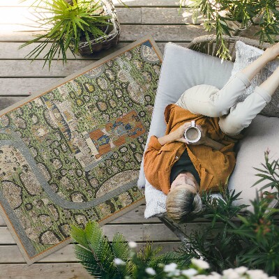 Vinyl teppich Indien Aus Der Vogelperspektive