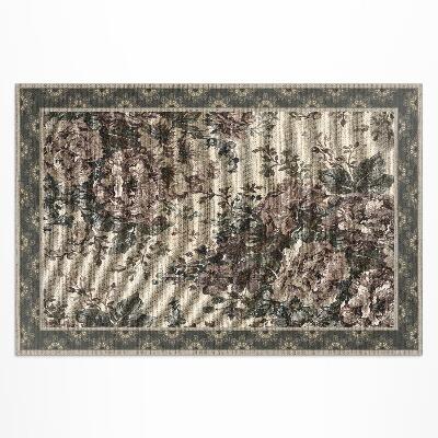 Teppich pvc Illusion Aus Floralem Stoff