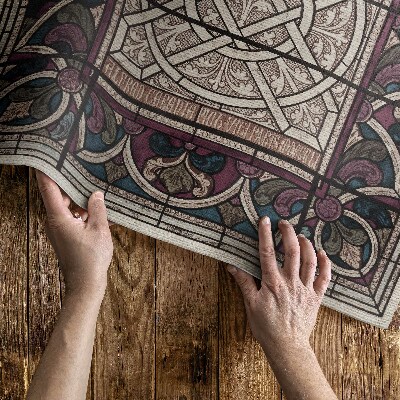 Vinyl teppich läufer Gotisches Ornament Von Sir Digby Wyatt