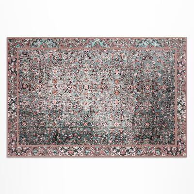 Pvc teppich Gealtertes Retro-Blumenmuster
