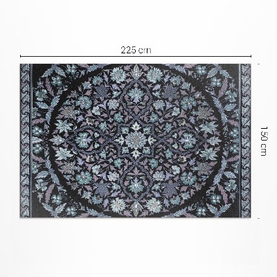 Teppich auf pvc Mandala