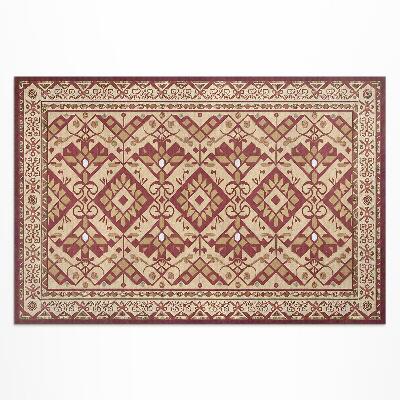 Teppich auf pvc Ornamentmuster Im Alten Vintage-Stil
