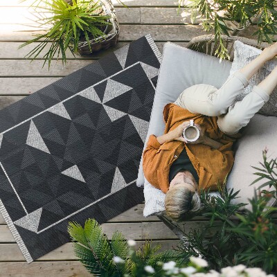Teppich auf pvc Vintage-Mosaik Mit Geometrischem Muster