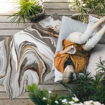 Teppich auf pvc Abstrakter Dekorativer Glamour-Marmor