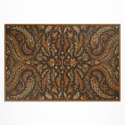 Vinyl teppich läufer Orientalische Pflanzen-Vintage-Ornament