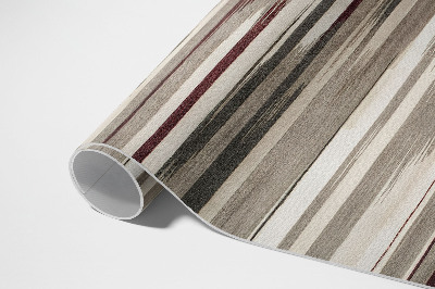 Teppich auf pvc Abstrakt Bemalte Streifen Im Boho-Stil