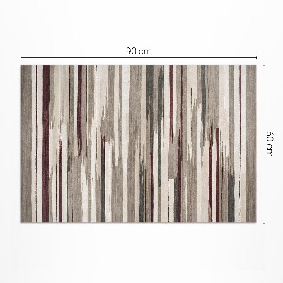 Teppich auf pvc Abstrakt Bemalte Streifen Im Boho-Stil
