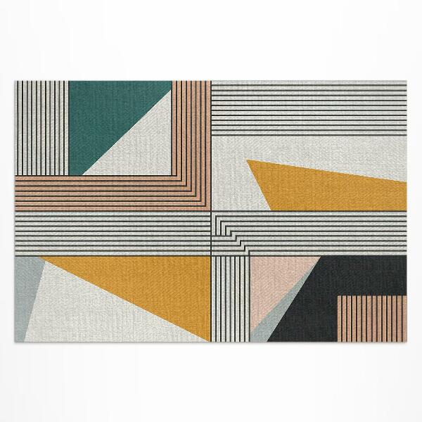 Vinyl teppich Geometrische Lineare Abstraktion Des Bauhauses