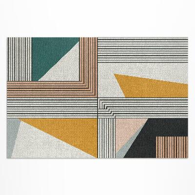 Vinyl teppich Geometrische Lineare Abstraktion Des Bauhauses