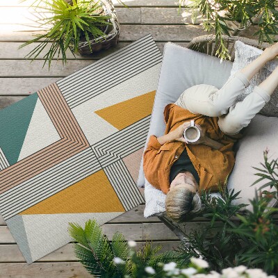 Vinyl teppich Geometrische Lineare Abstraktion Des Bauhauses