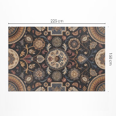 Vinyl teppich Pflanzenornament Im Persischen Vintage-Stil