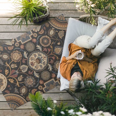 Vinyl teppich Pflanzenornament Im Persischen Vintage-Stil